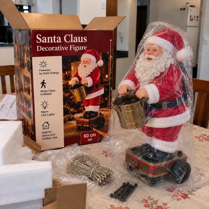 Photo from customer Juliana: Santa coming out of the box