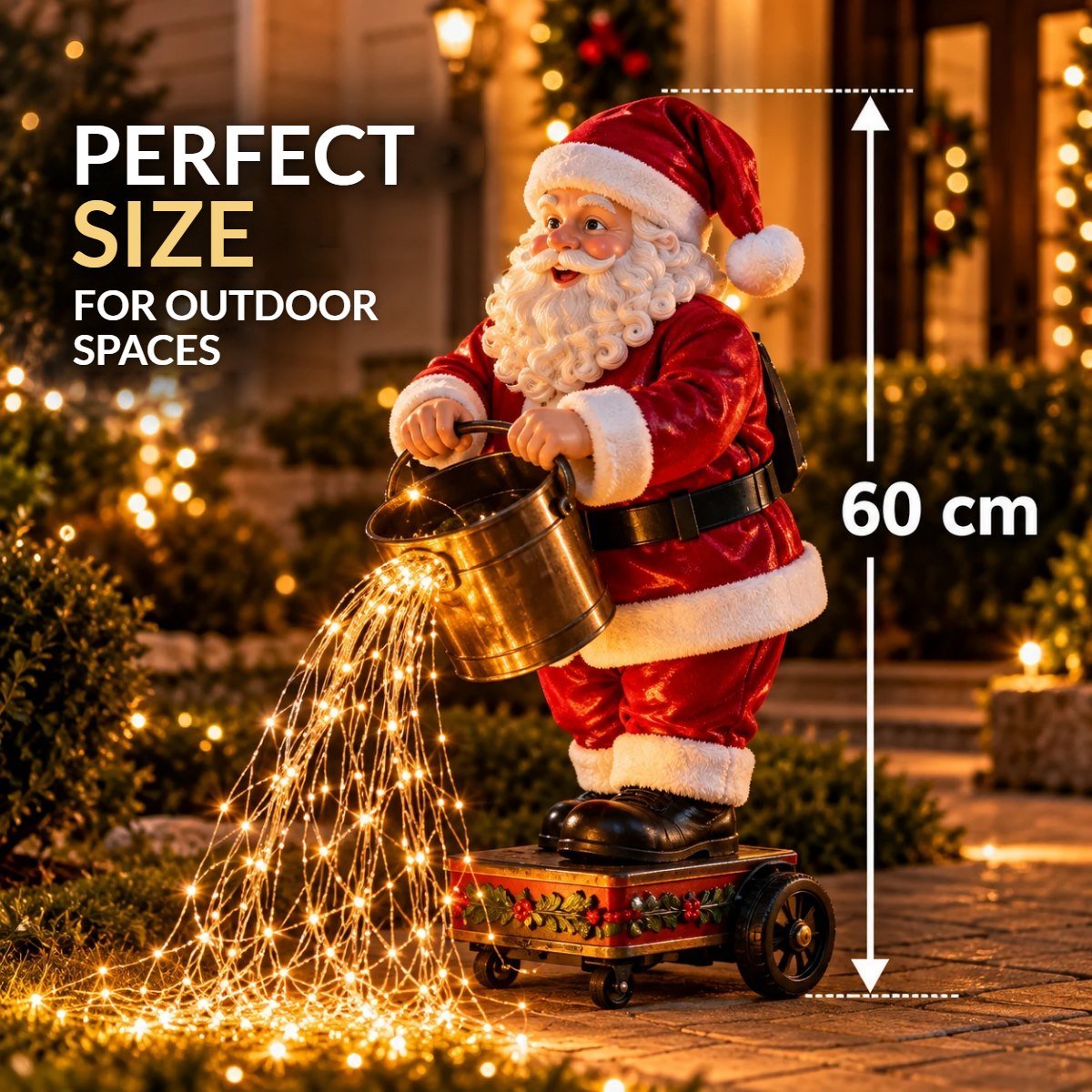 Santa Claus standing 60cm tall